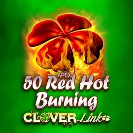50 Red Hot Burning Clover Links logo – Slots by Novomatic at Winplace Casino