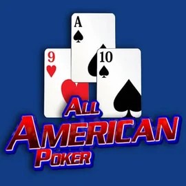 All American Poker slot logo by RTG (Reel Time Gaming) at Winplace Casino