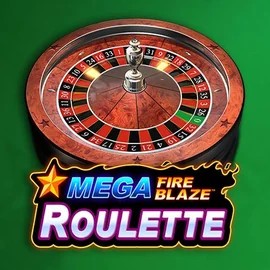Mega Fire Blaze Roulette online game logo by Playtech on winplacecasino.eu
