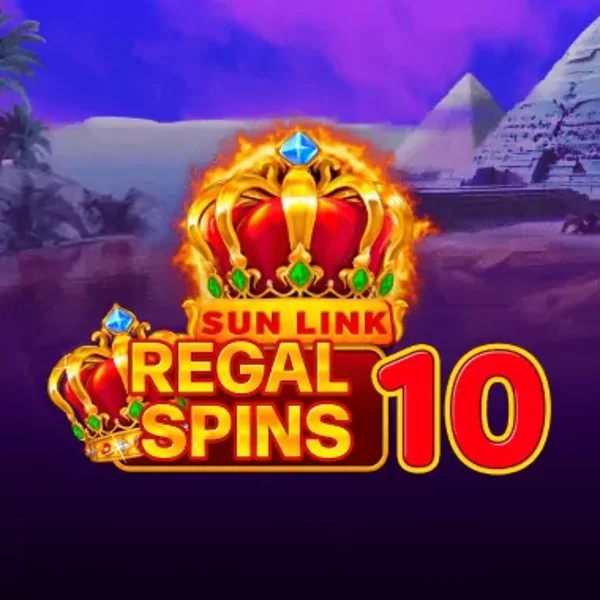 Regal Spins 10 online game logo by PatePlay on winplacecasino.eu